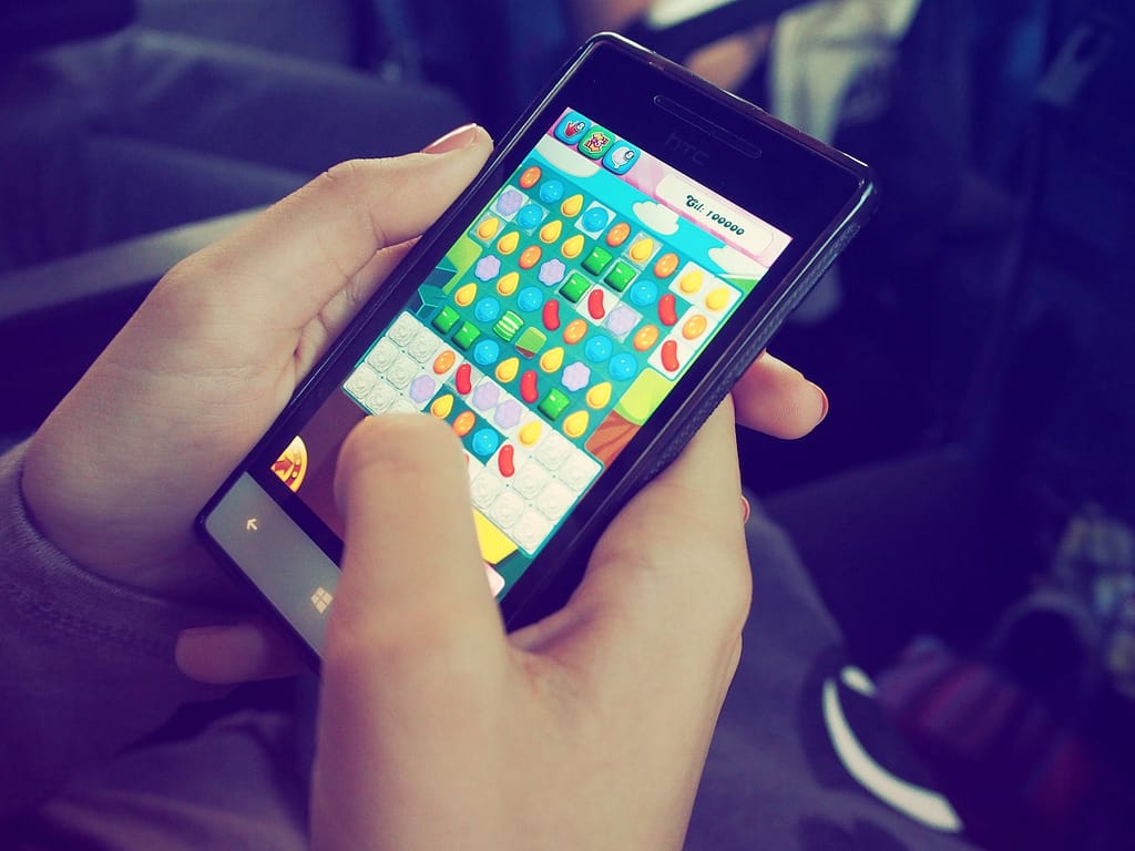 mobile games effective anti-stress