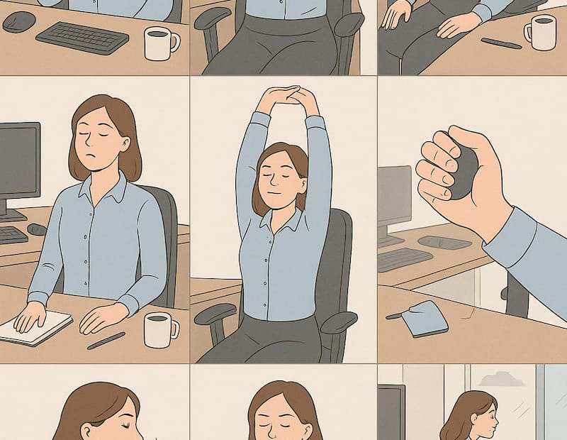 10 Practical Stress Management Exercises You Can Do at Work