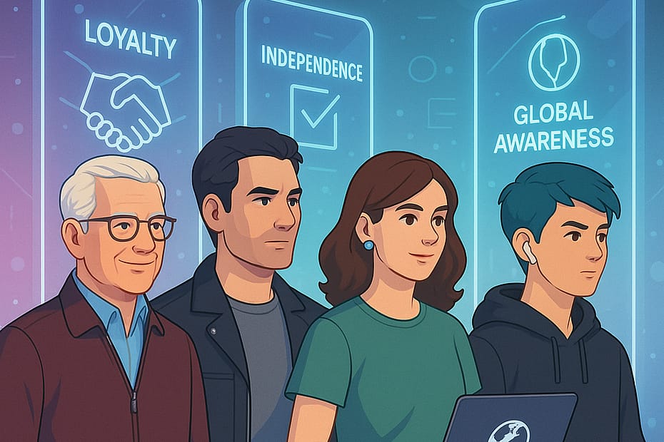 Generations in the Mirror: From Baby Boomers to Alpha – A Brief Psychological and Historical Perspective