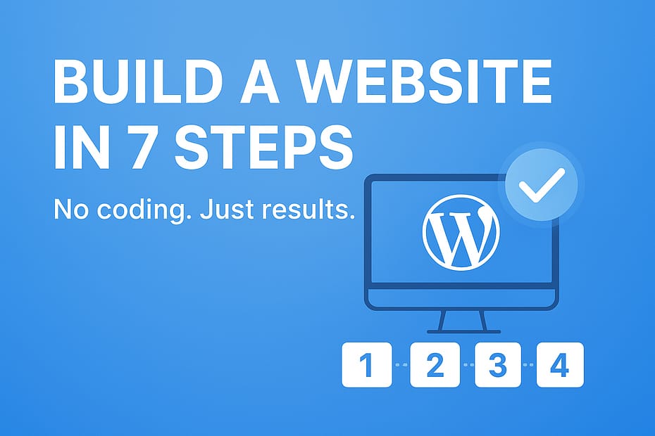 A Professional WordPress Website in 7 Steps