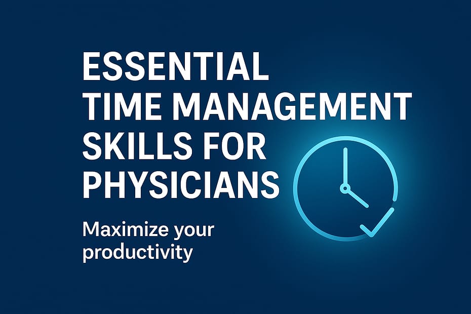 Essential Time Management Skills for Physicians